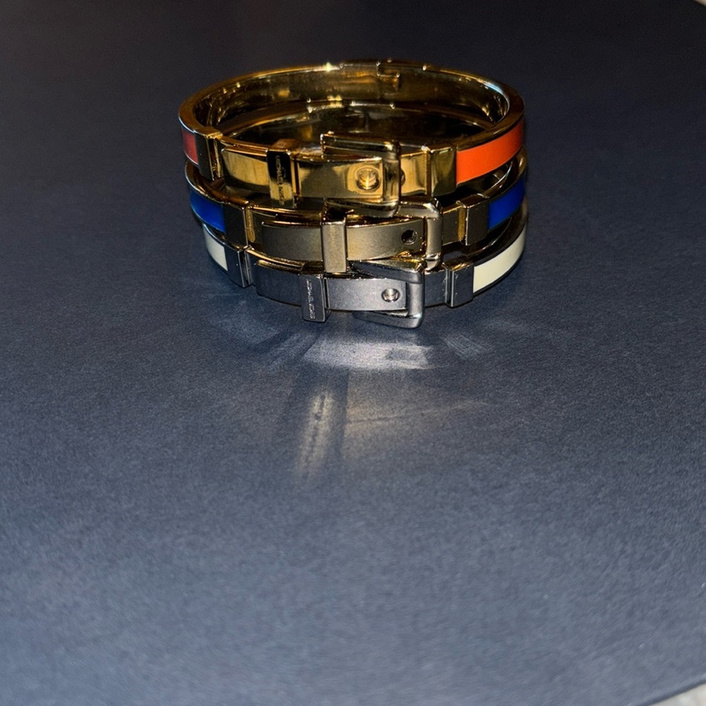 Michael Kors Enameled Metal Bracelets